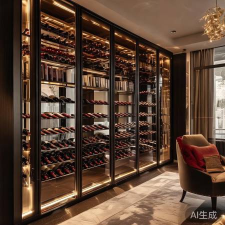 红酒柜美化家居墙