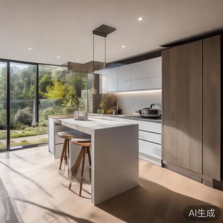 梧州集成灶，简约厨房美景