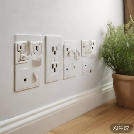 插座安装避障碍，间距适中。