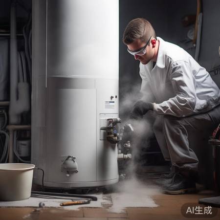 检查热水器内部空气