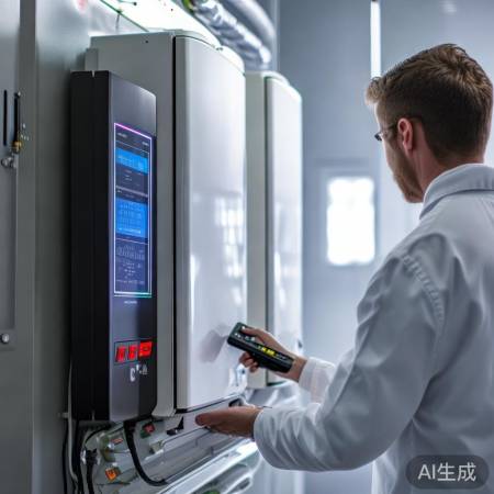 调试壁挂炉,按说明操作