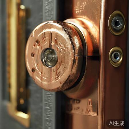 铜制工艺精细，霸王锁芯口碑佳