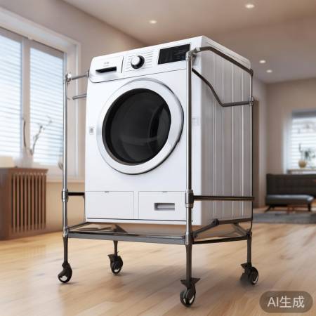稳固架子保障洗衣机安全
