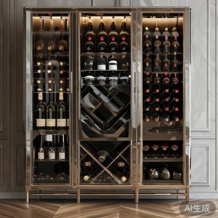 SIEMENS酒柜售后服务查询平台解析+红酒柜配灰色瓷砖效果图，打造优雅家居风格