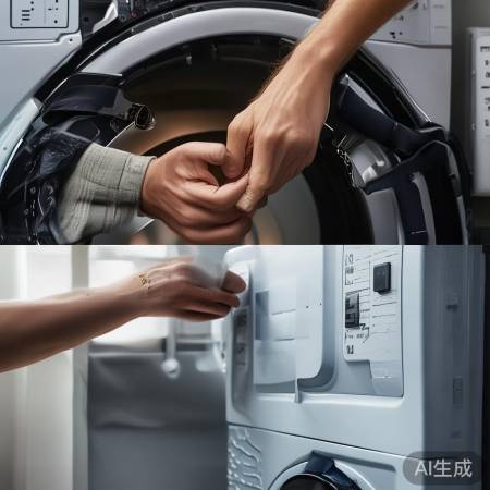 洗衣机组装完毕，检查启动