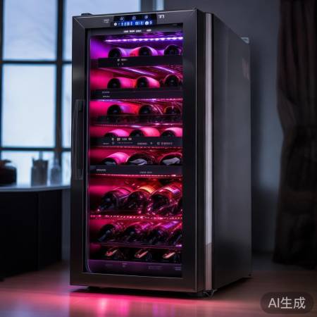红酒柜自动调节，宝石般光芒
