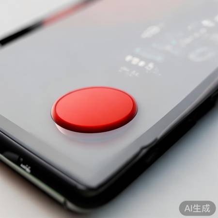 操作红色按钮，按手机键一样简单