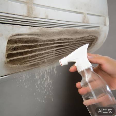 空气过滤器堵塞，定期清洗解决