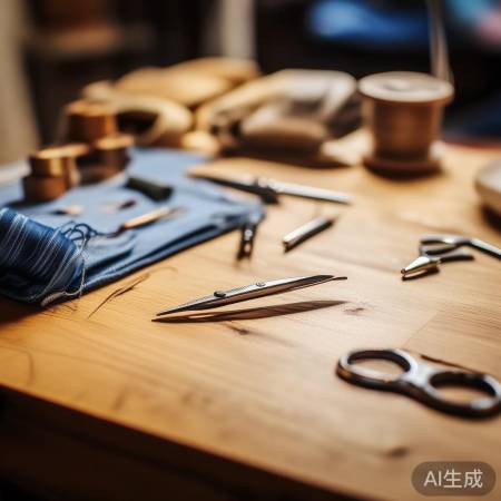 准备基本工具,助力牛仔裤缝补