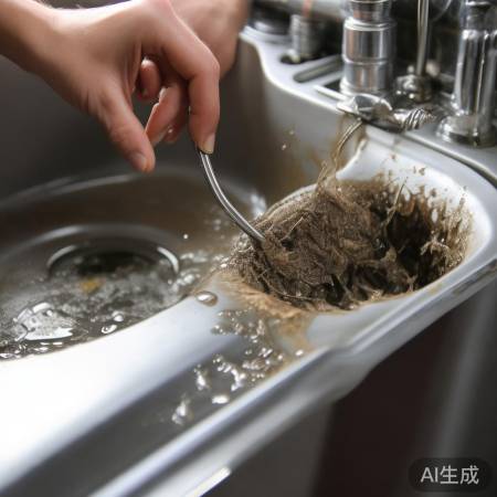 检查排水管，清除堵塞
