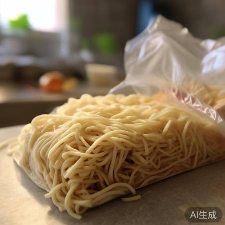 确保包装完好，防止面条吸潮。