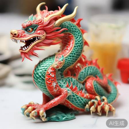 涂色后，制作摆件小贴士