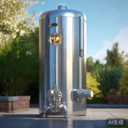 户外燃气热水器，燃气加热原理