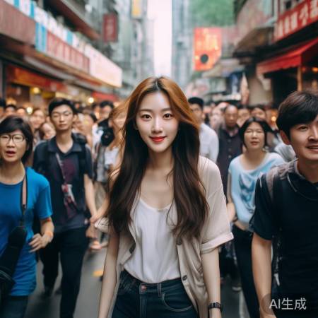 IU上海街头偶遇