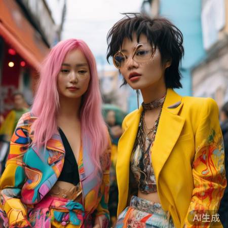 娜娜肯豆独特穿搭风格