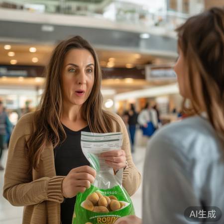 女子退款蜜薯,维权意识强