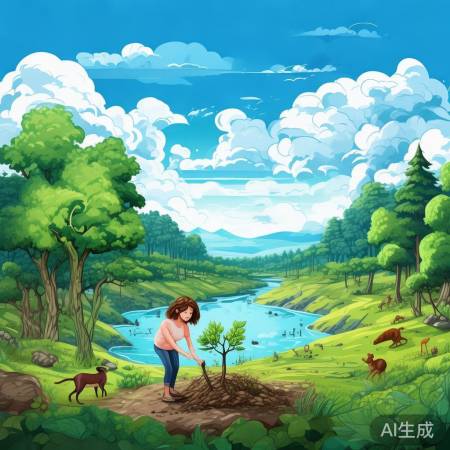 和谐共生，美好地球