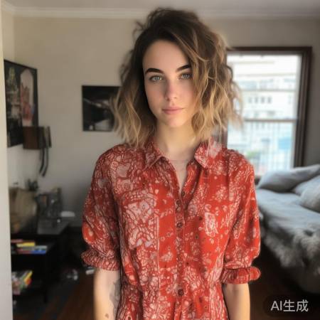 黄多多卷发红裙美翻众人，盘点时尚搭配技巧