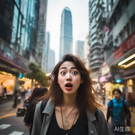 香港中环街头偶遇虞书欣，明星生活原来这么接地气！