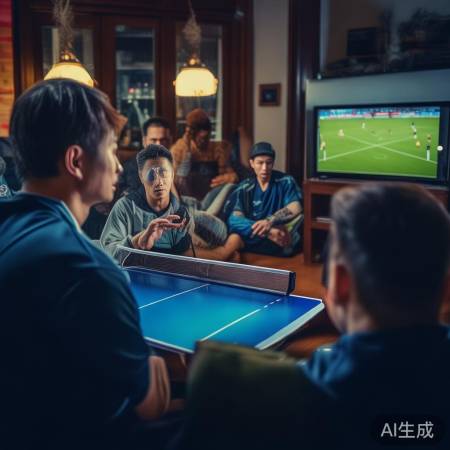 樊振东解说足球赛，揭秘运动健将的另一面