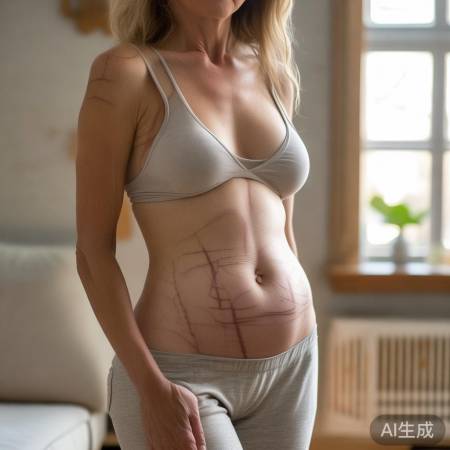 减肥现纹,孕后增纹