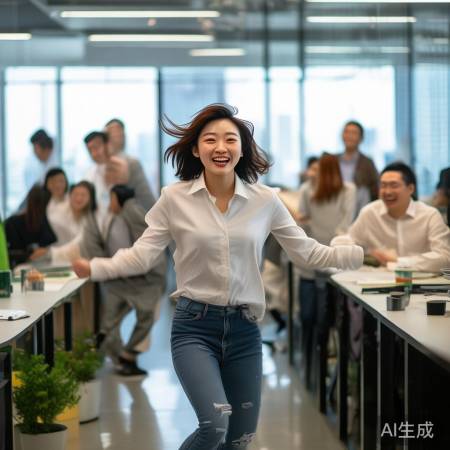 田曦薇上班状态曝光：蹦蹦跳跳活力满满，网友直呼可爱！