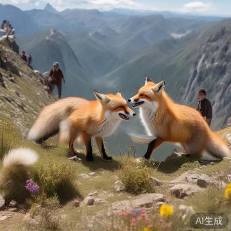 高原奇遇！狐狸叼着大米饭偶遇王一博，竟成网红打卡地